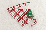 Awesome Ornaments with Bright Plaid Bandana