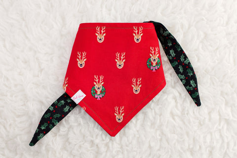 Reindeer on Red Bandana