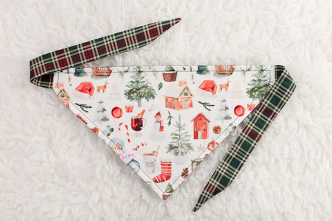 Cozy Cabin Christmas Bandana