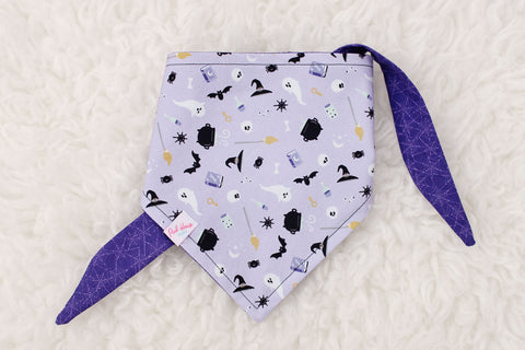 Hocus Pocus on Purple Bandana