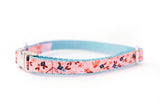 Flower Garden on Pink Collar